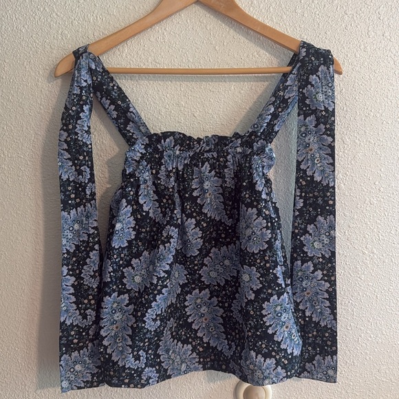 J. Crew Collection tie-shoulder tank in Ratti Pacific paisley - Picture 4 of 10